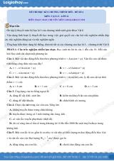 Đề thi học kì 1 Vật lí 11 Cánh diều - Đề số 6